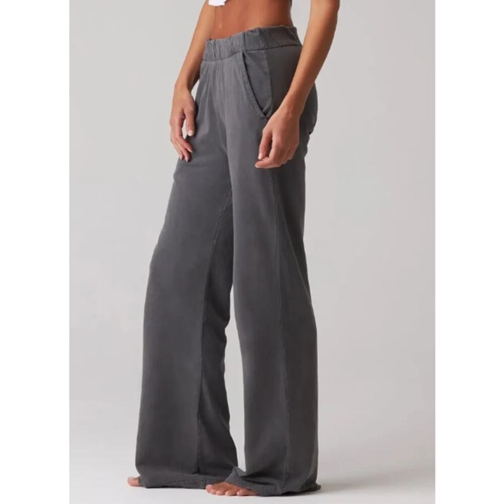 Talentless Pants Women XS French Terry Lounge Wide Leg Sweatpants Cozy Lounge - Picture 2 of 13